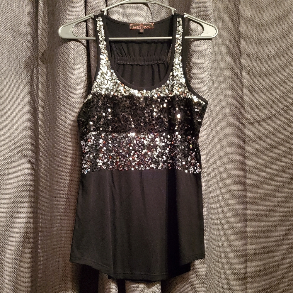 Womens sequins tank